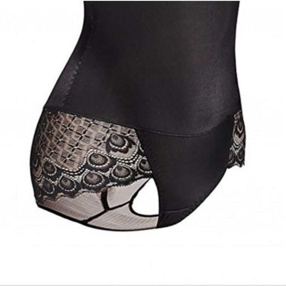 High waist Lace Panel Shapewear - Picture 3 of 5